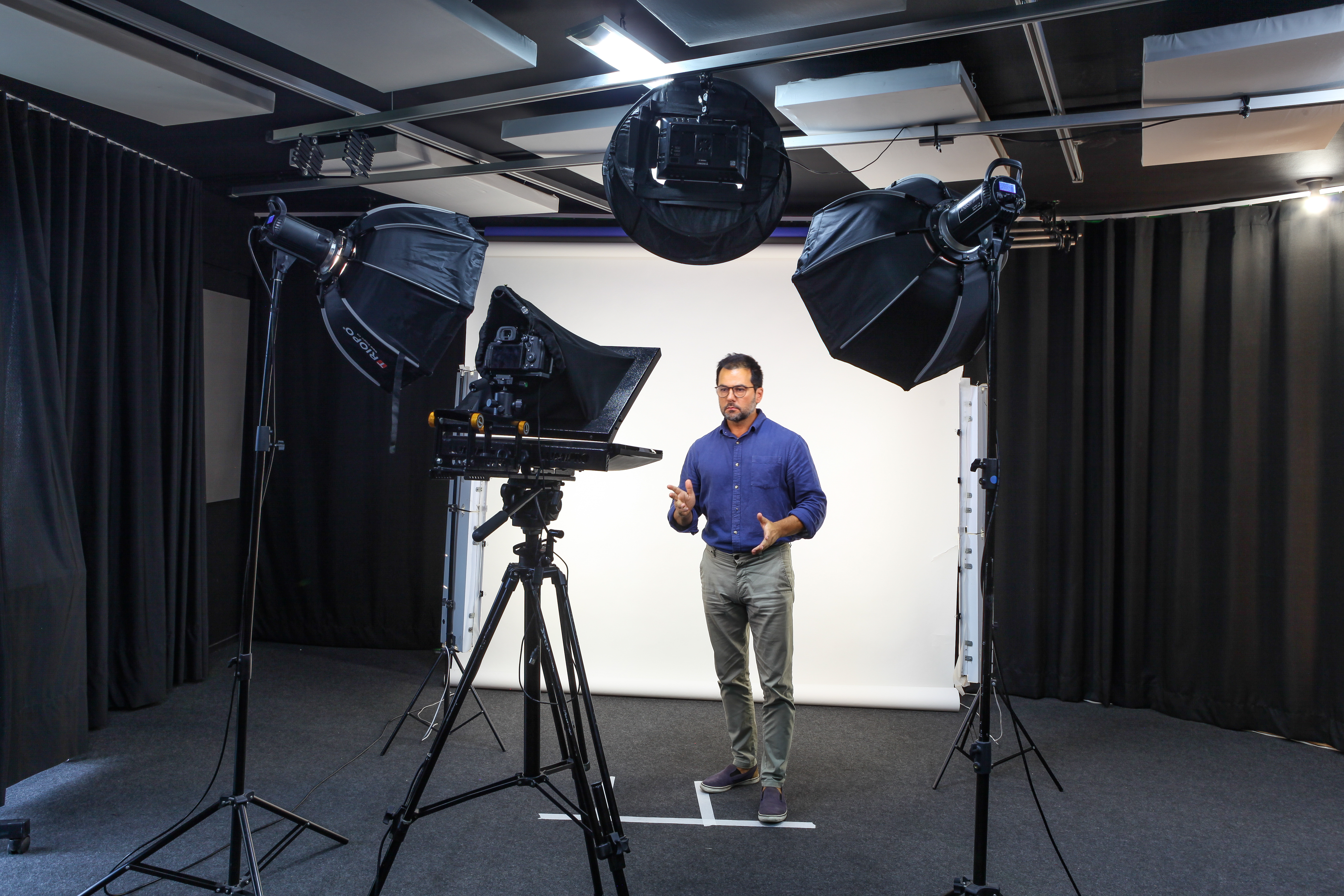 Estúdio Spielberg — chroma key